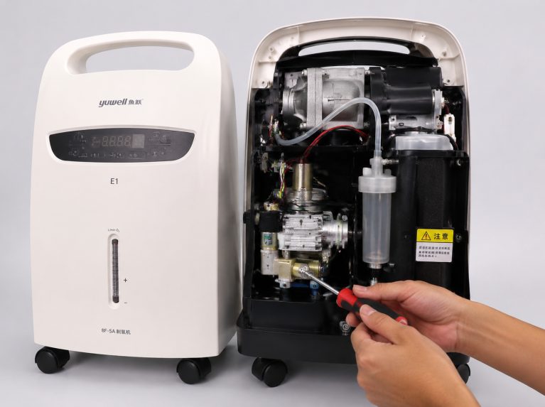 辽阳鱼跃制氧机E1/E2/E3/E4故障代码维修